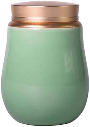 Caja de píldoras sellada portátil,Mini botella de píldora de medicina de cerámica portátil,Carrito de almacenamiento de polvo medicinal precioso