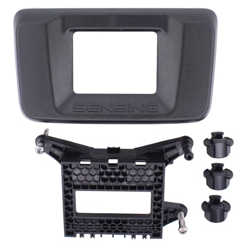 MOTOKU Front Bumper Distance Sensor Milliwave Radar Cover with Cruise Sensor Control Body Bracket Base and Radar Alignment Mounting Clips Kit for Accord 2018-2022