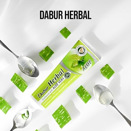 Aloe Vera Zahnpasta von Dabur – Ayurvedische Kräuter Naturals 100ml