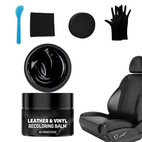 Leather Shine Cream - Bálsamo acondicionador para recolorar, solución transpirable, kit de reparación de cuero | Cuidado de cueros para el hogar, asientos de coche, sofá, silla, zapatos, botas, bolsas