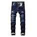 Produktbild Jeans Biker Herren für Herren-Jeanshosen, Herren Motorradhose Jeans Motorrad Hose Slim Fit Stretch Motorradrüstung Schutzauskleidung Motorcycle Biker Jeanshose Mode