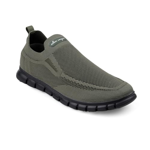 Image of Allen Cooper Training,Atheletic,Gym,Sports Comfortable Extra Max Cusion with Memory Foam Insole,Anti Skid Tech Grip Walking Shoes for Men(650|Color Options- Black,White,Grey /Olive /Size-6,7,8,9,10)