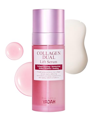 YADAH Collagen Dual Lift Serum 1.69 fl oz - Triple Collagen Firming Serum with Instant Lifting Deep Hydration.Hyaluronic acid,Spilanthol