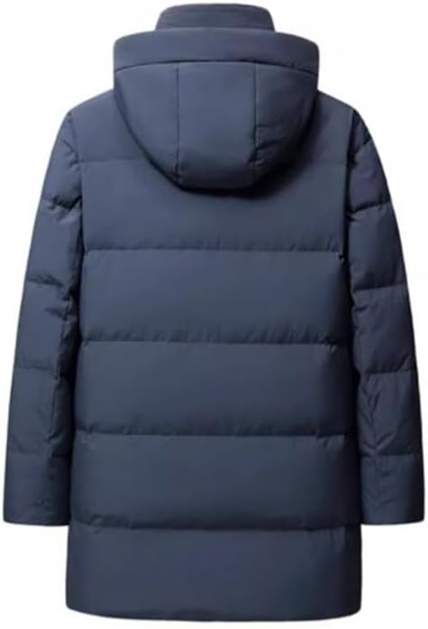VIDI Winter Thickening Warm Coat Middle-aged And Old Father Down Jacket Men Long