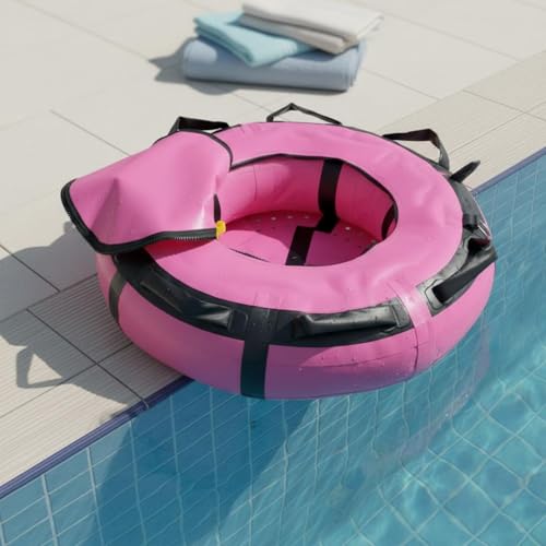 Boya inflable de buceo libre con asas de PVC resistente y puntos de anclaje 7