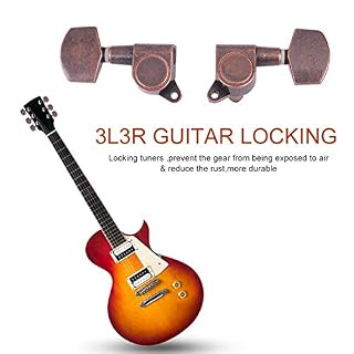 Mécaniques, chevilles d'accord en alliage de cuivre bronze rouge durable pour guitares acoustiques pour guitares… – Image 5
