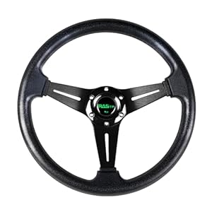 RASTP Universal Racing Lenkrad 350 mm Schwarz