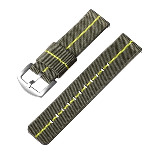 Correa de reloj de nailon de 18 mm compatible con Omage pulsera deportiva de lona quick release