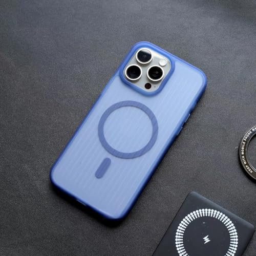 アイフォン 17 Pro Max ケース 半透明 波形 MagSafe対応 マット質感 ワイヤレス充電対応 傷付き防止 超軽量 マグネット搭載 スマホカバー iphone 17 Pro Max 全面保護 高耐久性 指紋防止 耐衝撃 さらさら手触り 黄ばみ防