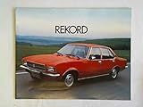 opel rekord diesel 1975  Rekord. Der Rekord - erfolgreich in Europa, führend in seiner Klasse