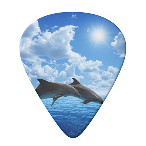 Ensemble de 6 médiators de guitare Two Dolphins pour guitare acoustique, guitare électrique, basse, ukulélé – fin, moyen… - Les Beatles, Paul McCartney, John Lennon, RIngo Starr, George Harrison Ensemble de 6 médiators de guitare Two Dolphins pour guitare acoustique, guitare électrique, basse, ukulélé - fin, moyen… – Image 4