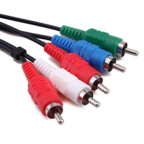 Hi-mall PS3 Cable, Analog AV Multi Out to Component Cable 6ft(1.8m) Compatible with Playstation 2 Playstation 3
