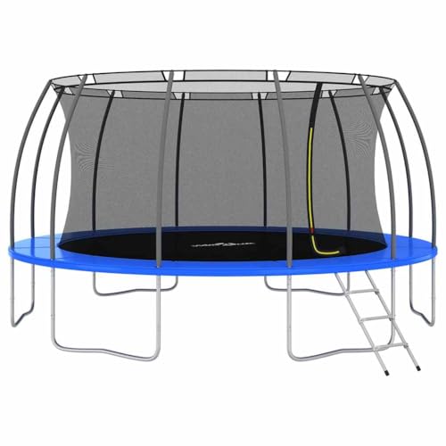 Vetnasa Cama elástica Redonda 488x90 cm 150 kg Juegos y Juguetes, Estructuras para Juegos al Aire Libre, Camas elásticas Azul 93,95 KG