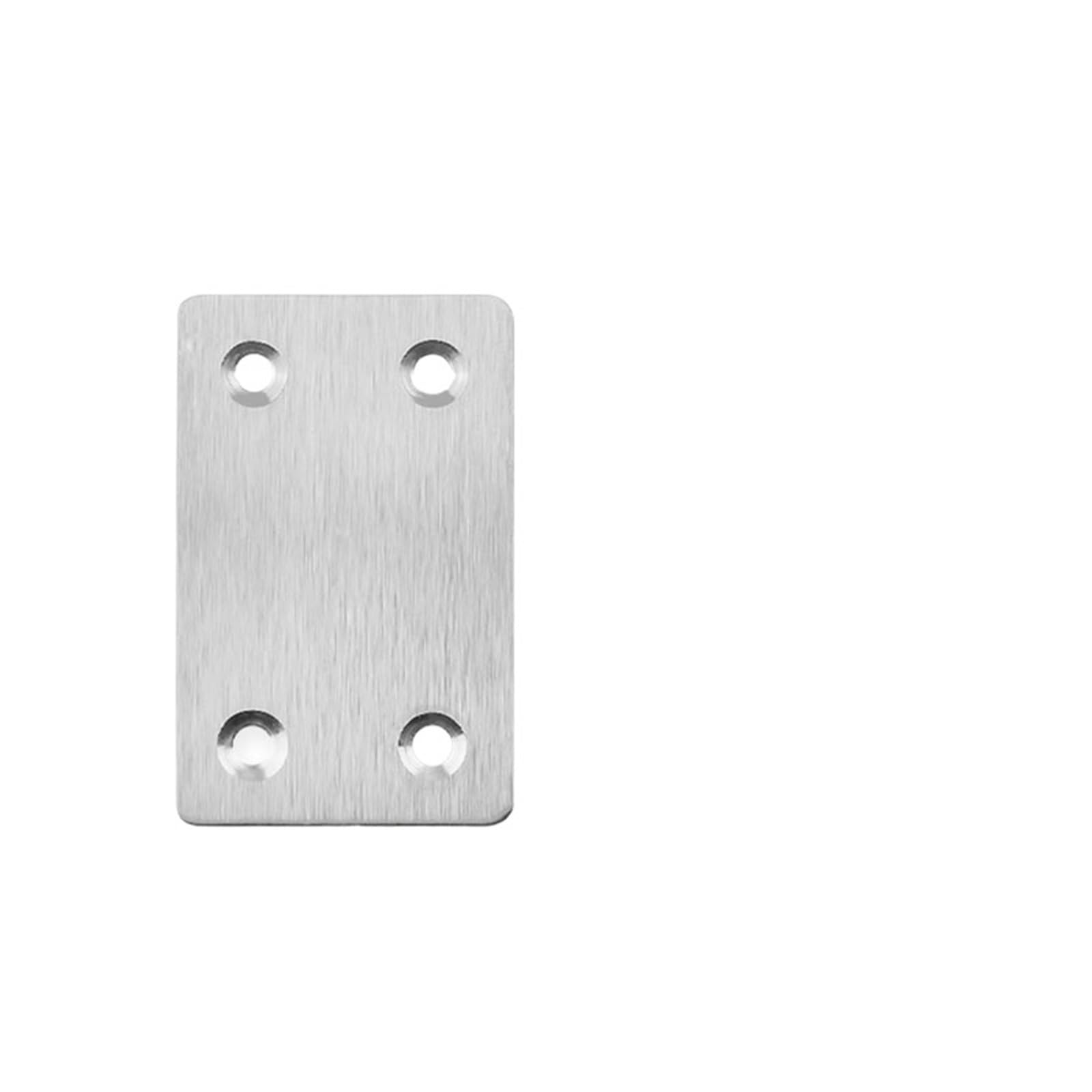 Zihdke 16Pcs 5/12/ Flat Bracket Four Hole Fixed Corner Code, Furniture Maintenance Fastener, Suitable For Shelves, Cabinets ﻿ For Repairing(16Pcs)