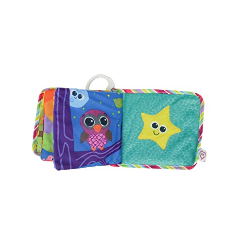 LAMAZE Classic Discovery Soft Book, Baby Books from Birth with Clip on Pram, Textured Baby Sensory Toy with Bright… - Image 8