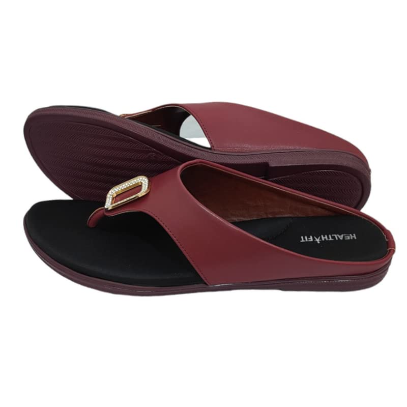 Image of HEALTH FIT Extra Soft Ortho Care Diabetic & Orthopedic Slippers /Doctor Chappal & stylish for Girl's /Women Footwear