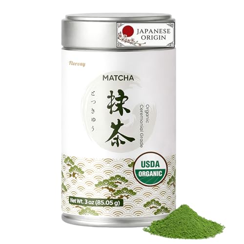 Japanese Ceremonial Grade Matcha Powder – USDA Organic | 3oz Tin | Smooth Taste with Low Bitterness | Calm, Clear Energy | Pure Matcha