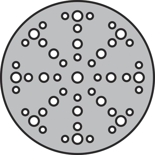 Klingpsor 342422 PS 22 K Discs with Paper Underlay, Velcro for Wood Metal, Universal, Hole Shape GLS74, 150 Grit - Image 4
