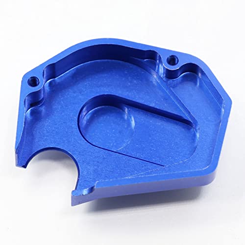 Boîtier de boîte de vitesses SCX24 CNC alu bleu pour un couple accru