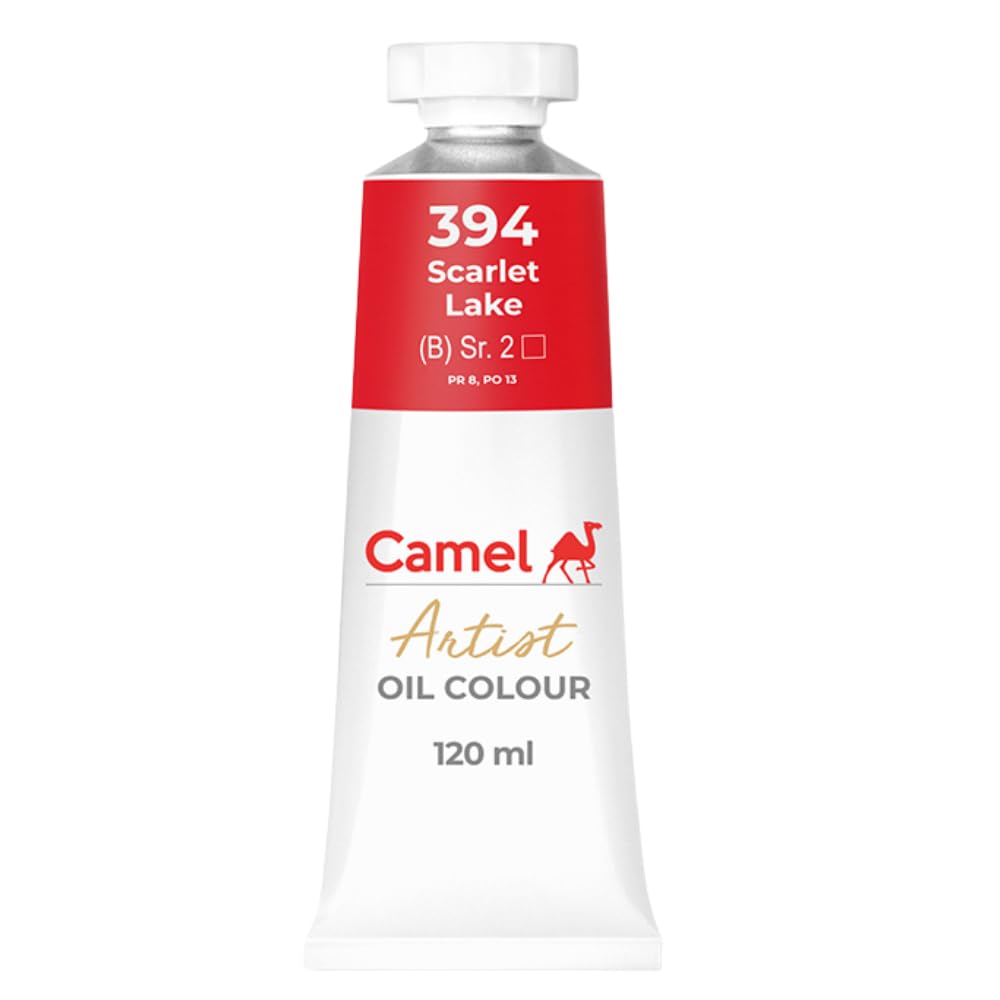 Camlin Kokuyo Artist Oil Colour 120 ml Series 2 Scarlet Lake-picture-35
