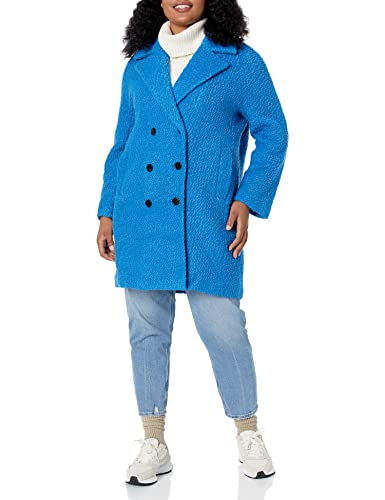 Desigual Women's CHAQ_London, 5157 Directoire Blue Overcoat, XXL