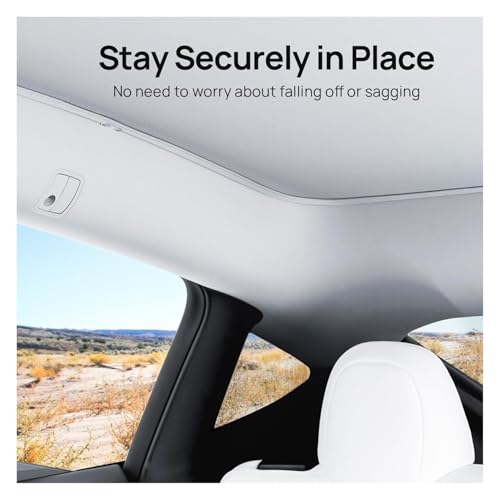 Pare-soleil voiture haut de gamme pour Tesla Model Y - Isolation thermique sans affaissement