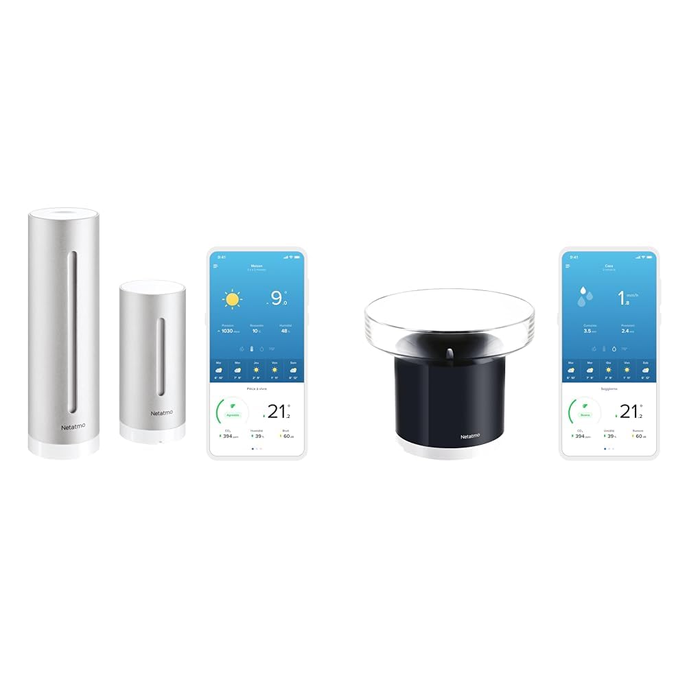 Netatmo Stazione Meteo Wireless Con Sensore Esterno E Pluviometro - Foto 13