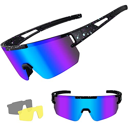 Lunettes De Soleil Polarisées Sport - 3 Verres Interchangeables - Homme Femme - 2