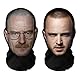 Realistische 3D-Druck Vollgesichtsmasken Breaking Bad Bundle Walter White, Jesse Pinkman – Atmungsaktiv, leicht & bequem, ideal für Cosplay, Partys, Halloween, Karnveal & Events oder JGAs