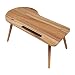 Produktbild TYUIO Verstellbarer hölzerner Laptop-Schreibtisch Notebook-Computerständer, Faltbarer Lap Desk (Farbe : Brown, größe : 100 * 50 * 33cm)