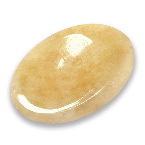 CrystalAge Orange Calcite Thumb Stone