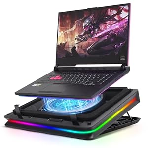 Liropau Turbo-Fan RGB Gaming Laptop Kühler