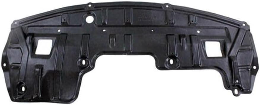 Front Engine Splash Shield Under Cover & for INFINITI for QX60 Base 2014 Black Plastic