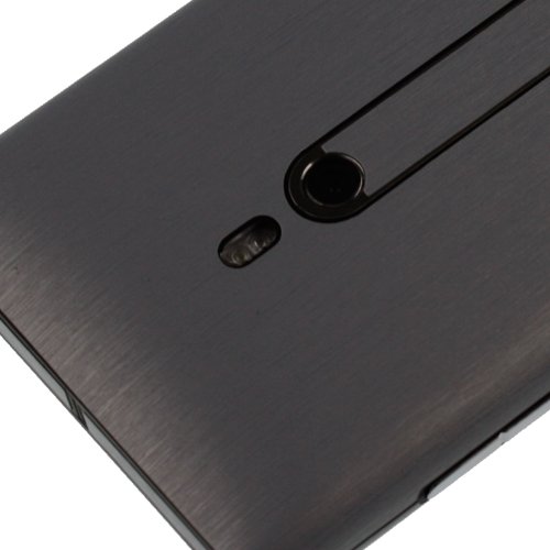 Skinomi Brushed Aluminum Full Body Skin Compatible With Nokia Lumia 800 (Full Coverage) Techskin With Anti-Bubble Clear Film Screen Protector #TOP6
