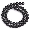 HAAMIIQII 60pcs 6mm Natural Black Lava Stone Beads Round Loose Gemstone Beads for Jewelry Making Strand 15 Inch #4