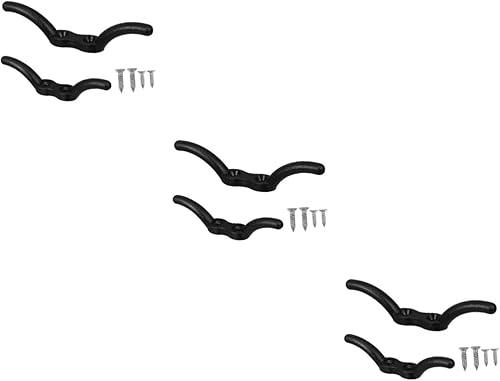 Miniatura 10 de Toddmomy 2 piezas de cuerda para atar cuerda, gancho de montaje para asta de bandera, gancho de nailon para tacos de bandera, mástil de bandera,