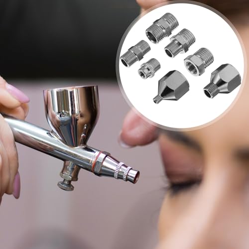 Conector de manguera de aerógrafo WRITWAA de metal y 7 variantes 5