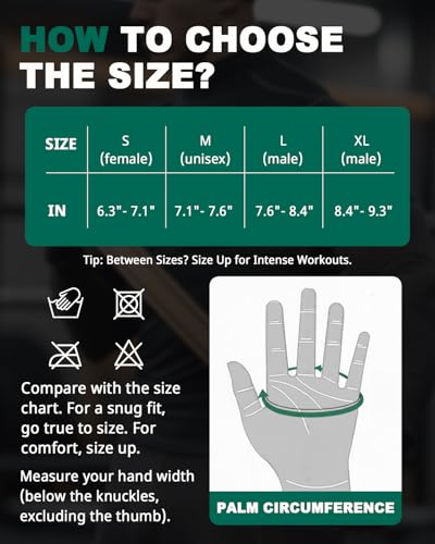 image for Trideer Workout Gloves for Men, Weight Lifting Gloves with Wrist Wrap 