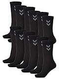 hummel Unisex Sportsocken im 6er Pack I schwarz 41-45