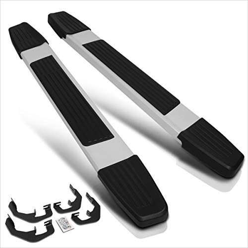 Estribos laterales aluminio 6 pulg Silver para Silverado