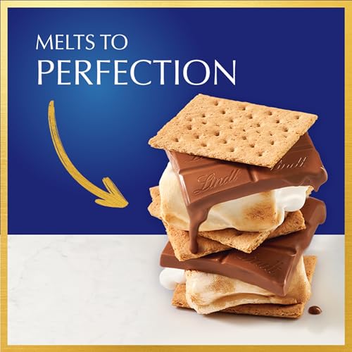 Lindt CLASSIC RECIPE Milk Chocolate Bar, Milk Chocolate Candy, 4.4 oz. (12 Pack)