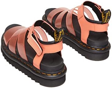Dr. Martens Women's Blaire Jelly Sandal, Coral Glitter TPU & Coral Pink Pisa, 11 | Image 7