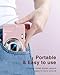 Digital Camera, 1080P Kids Camera, Time Stamp Antishake 16X Zoom, Compact Portable Camera Christmas Birthday Gift for Children Kid Teen Student Girl Boy(Rose Pink)