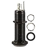 OSOLADY Flush Mount Stereo Guitar Bass Barrel Jack Cylinder Input Plug Socket Replacement for Electric Acoustic Guitars Accessories Easy Installation No Screws Needed