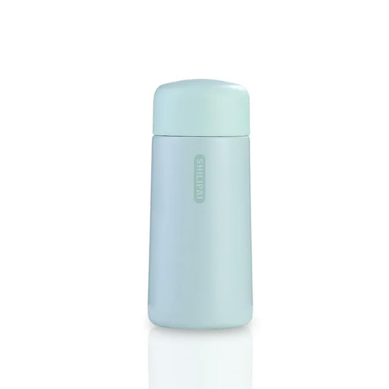 Kubek termos ze stali nierdzewnej ultrakompaktowy przenośny szczelny kubek na wodę naczynia do picia termos czajnik - 150 ml - niebieski