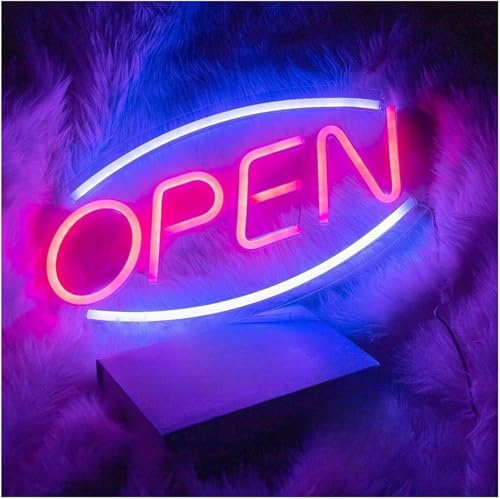 Néon LED Open panneau lumineux 40cm à intensité variable pour soirée chaleureuse - 2