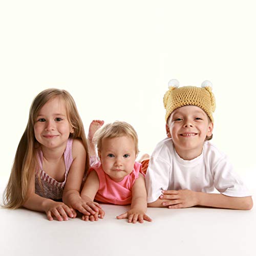Naler Thanksgiving Turkey Beanie for Kids - Brown, Turkey Knitted Hat Winter Crochet Beanie Cap, 1 Pack4