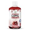 Nutritional Designs LPS Liquid Collagen & Whey Protein Supplement - Non-GMO Drink, Sugar-Free - Promotes Healthy Skin & Hair for Men & Women, Cherry (Critical Care)