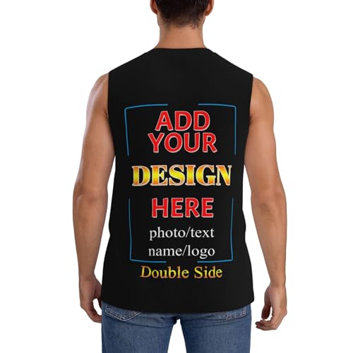 Custom Mens Tank Tops Undershirt Personalized Sleeveless T Shirts for Men with Logo Quick Dry Tops for Workout Gym Running4
