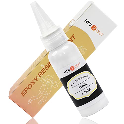 HTVRONT White Resin Pigment Paste - 1.76oz/50ml...